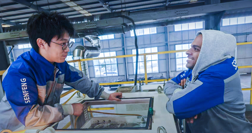 SENFENG Egypt Agent Training on Fiber Laser Devices