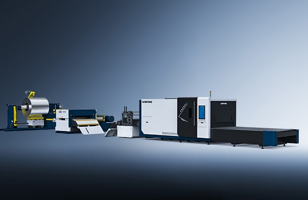 Coil Laser Cutting Machine For 0.6-3mm Aluminum 1503CLH Series