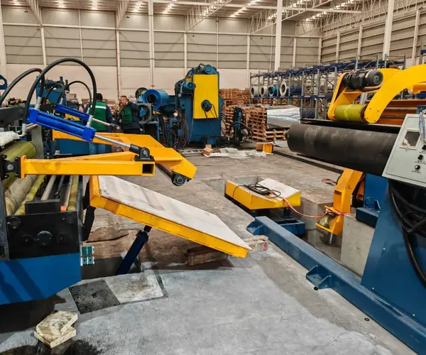 コイル鋼レーザーブランキングライン