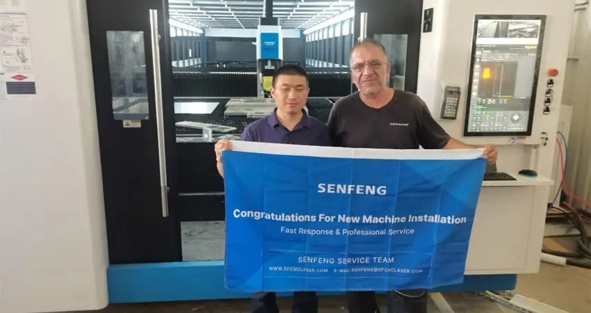 SENFENGファイバーレーザーカッター：トルコでの板金切断機設置報告