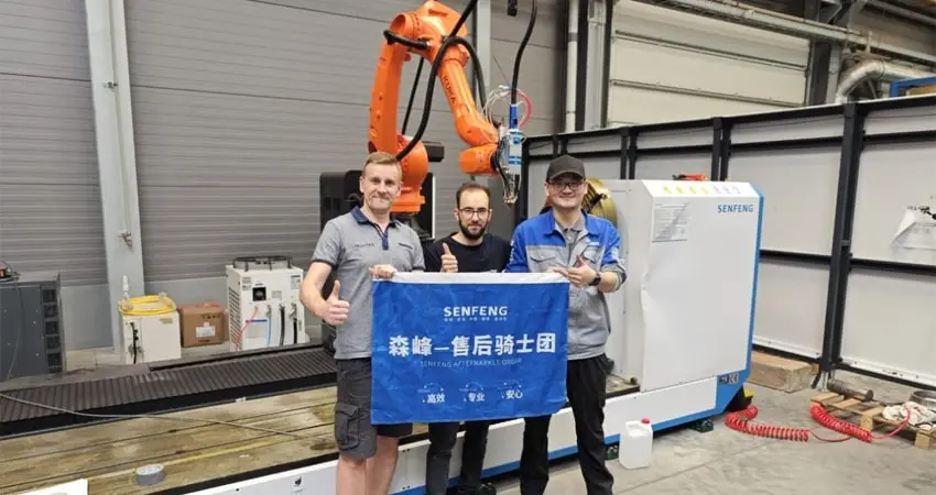 レーザークラッド装置：SENFENG、ポーランドで設置を実施